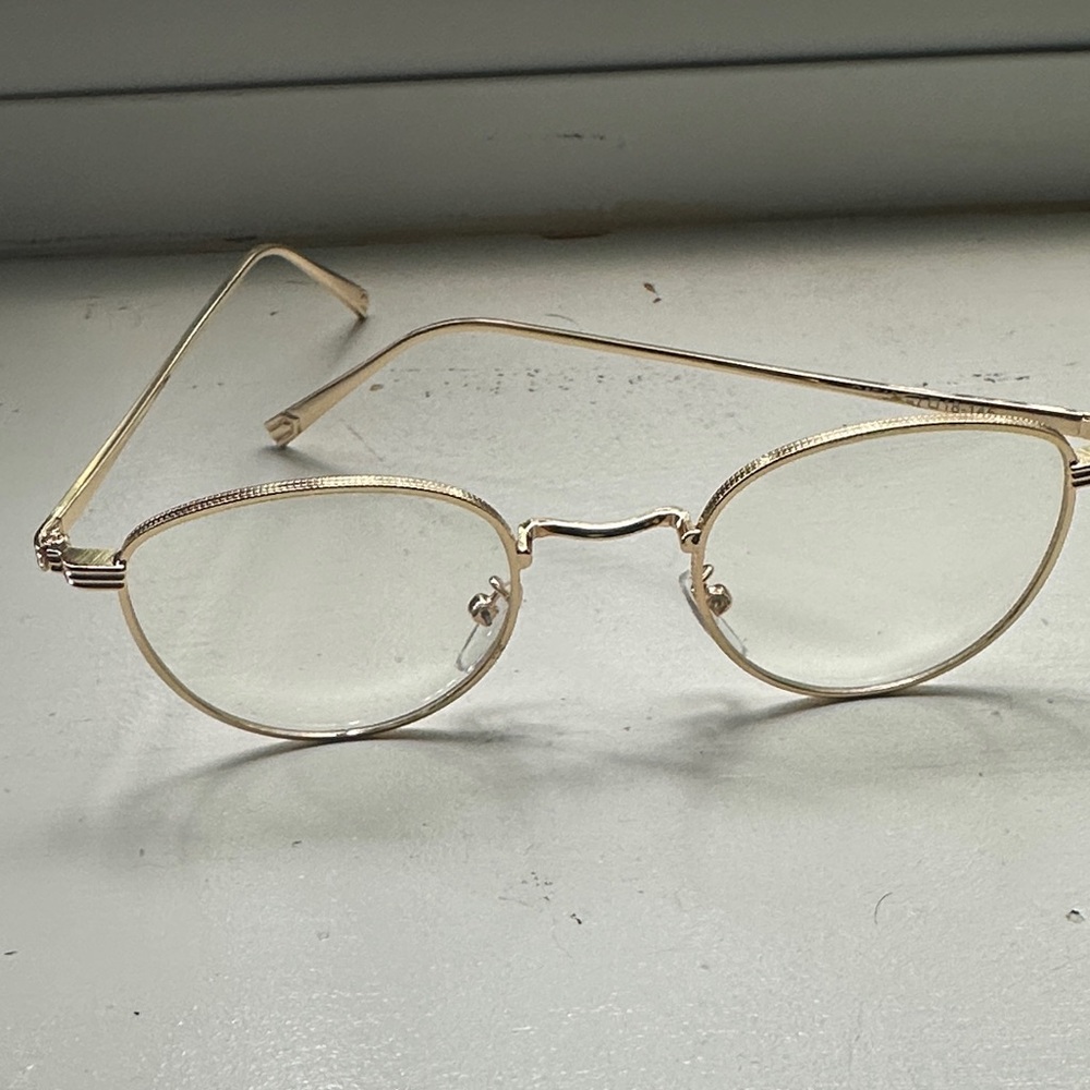 Gold Frame Women's Glasses